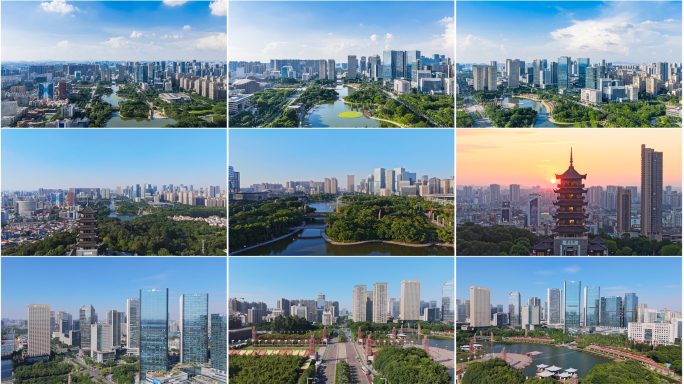 佛山千灯湖航拍延时合集，南海区，佛山南海