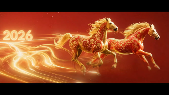 欢聚一堂-喜庆新年LED大屏