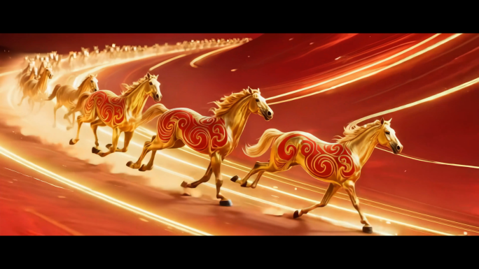 特斯河之赞-喜庆新年LED大屏