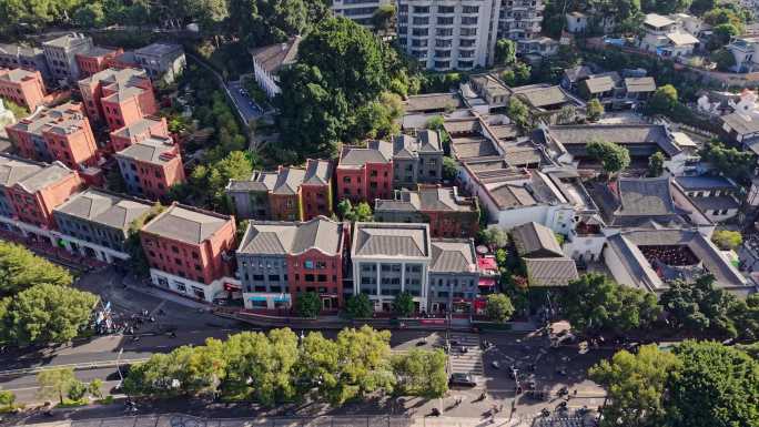 【超清4K】福州烟台山航拍人文空镜