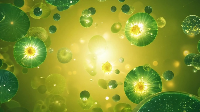 植物光合作用微观 植物细胞微观