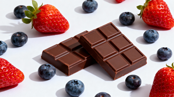 丝滑巧克力广告拍摄特写