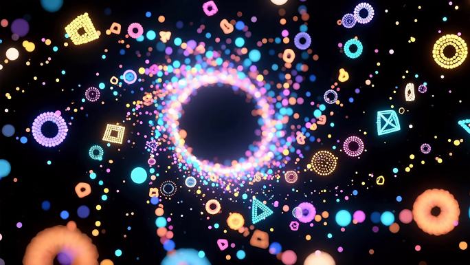 粒子 粒子扩散 璀璨 星空粒子 粒子闪烁