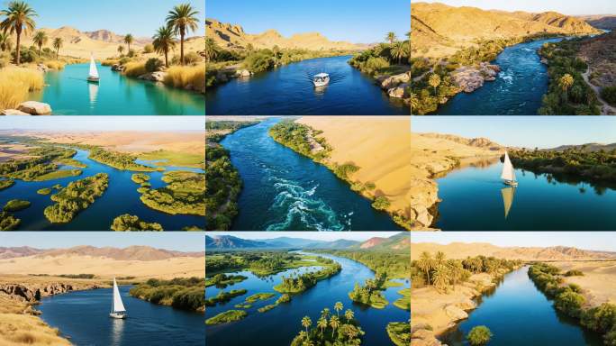 非洲尼罗河风光
