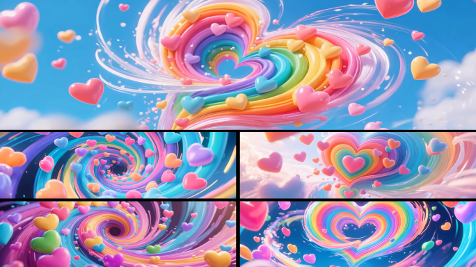 爱你 王心凌-梦幻爱心LED大屏