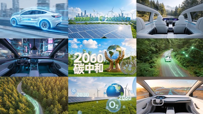 新能源汽车自动驾驶智能驾驶环保出行碳中和