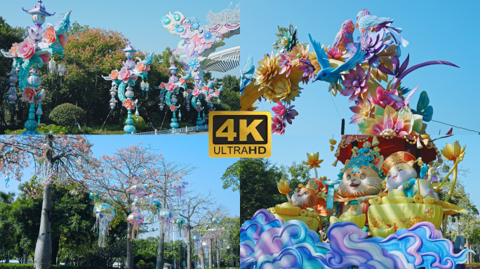 厦门园博苑中秋花灯嘉年华艺术花灯01