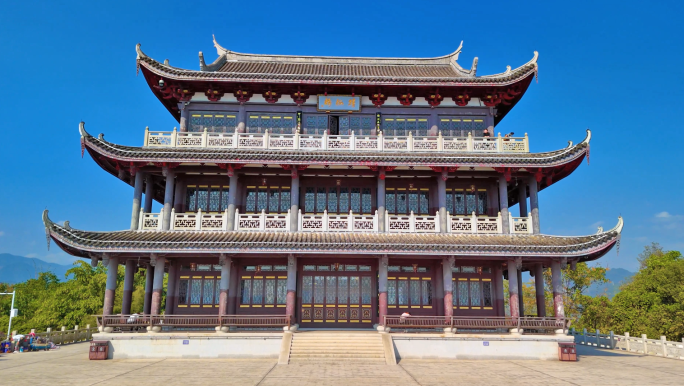 宁德镜台山公园 靖海楼