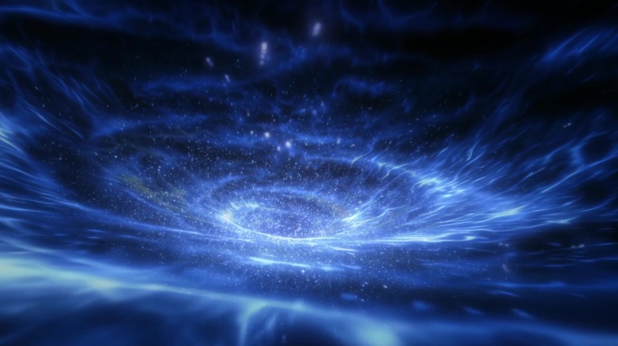 蓝色能量漩涡动态背景