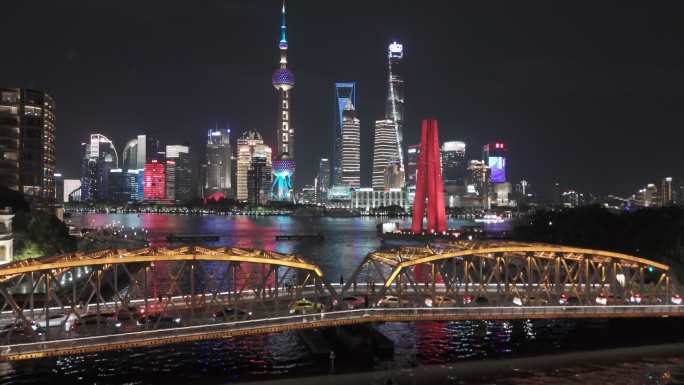 上海外滩夜景灯光秀