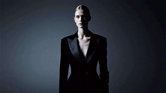 时尚模特剪影大片