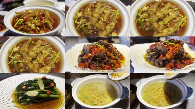 香辣美食菜品展示