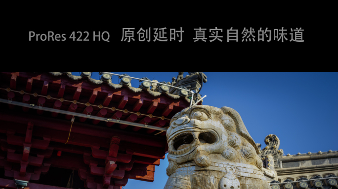 古县衙前的石狮子光影流逝延时 （四）