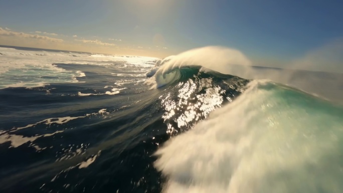 乘风破浪FPV穿越机大海海浪