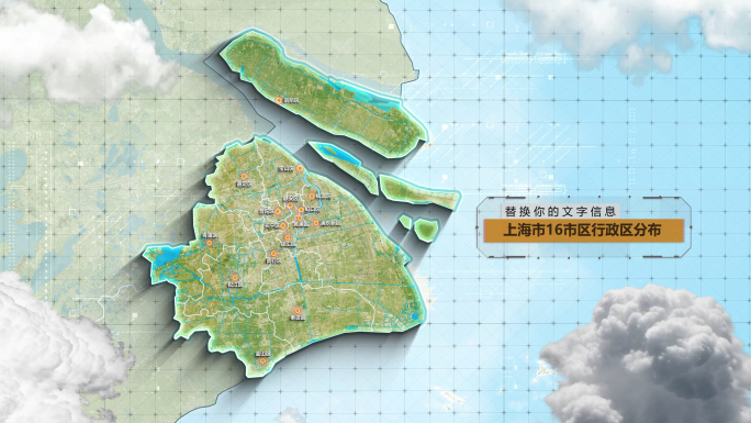 上海地图行政区分布