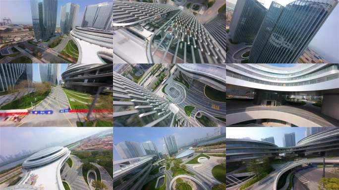 深圳大铲湾腾讯企鹅岛FPV穿越机航拍