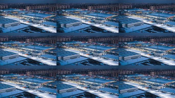 沈阳大东区龙之梦区域夜景航拍