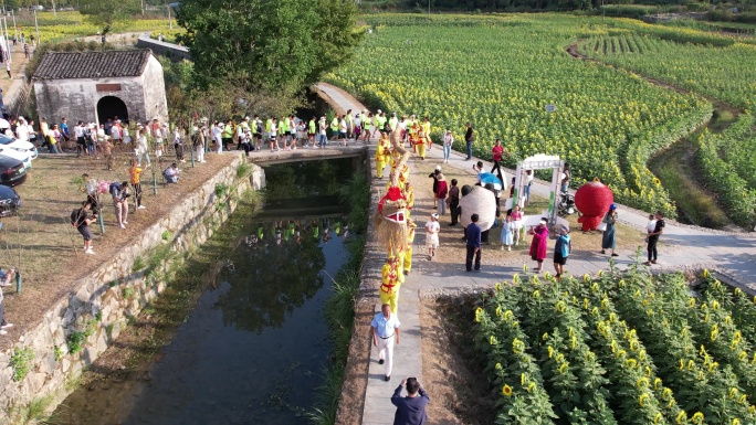 传统舞龙表演 民俗文化活动