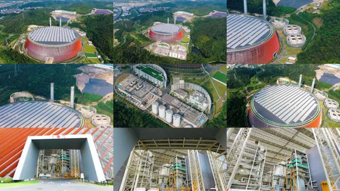 现代化垃圾焚烧发电深能环保龙岗能源生态园