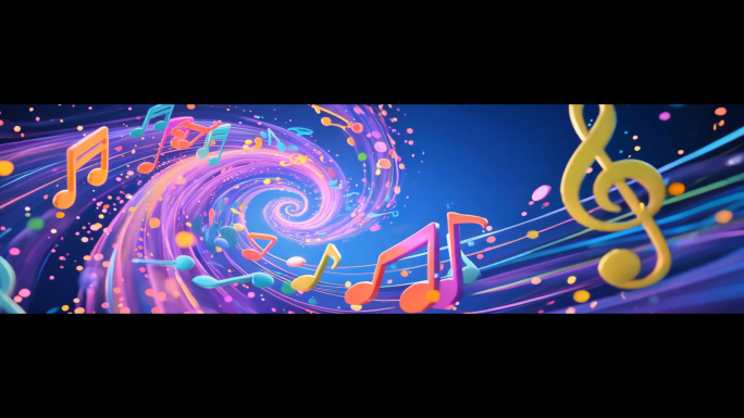 半糖主义-绚丽音符LED大屏