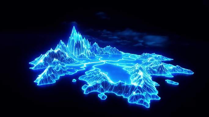 全息地貌 全息地貌全貌 山地模型 山体