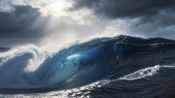 海浪汹涌彭拜的海浪