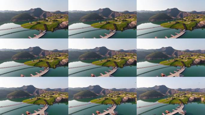 湖南郴州高椅岭丹霞地貌航拍