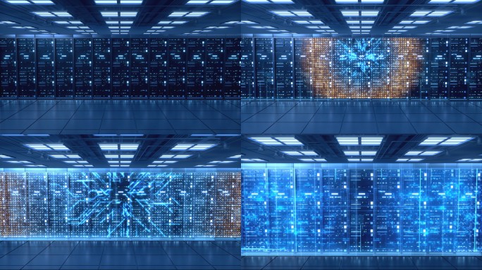 科技服务器机房数据中心AI算力