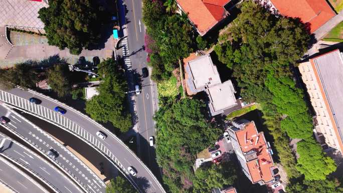 厦门市厦门大学风景航拍