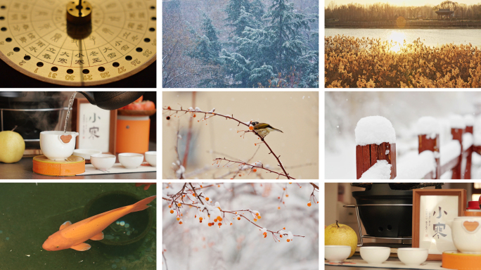 小寒节气视频素材集合