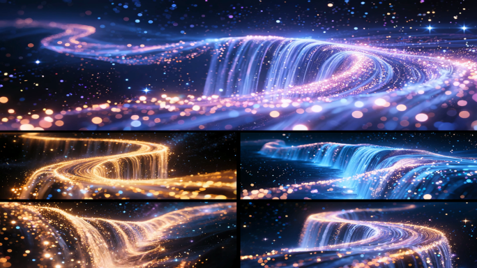 第57次取消发送-唯美浪漫星尘LED大屏