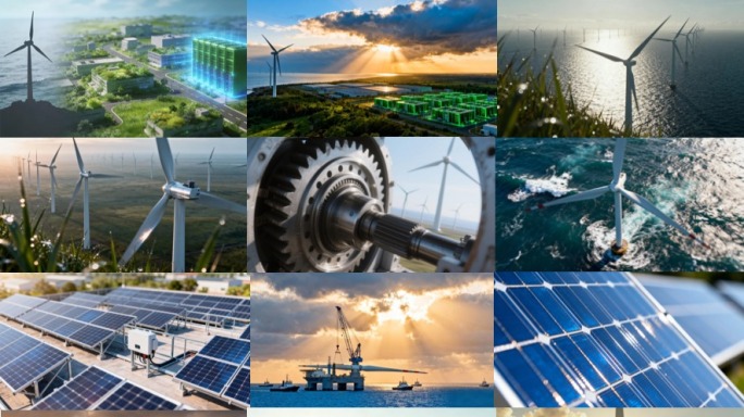 8K风力发电机海上风电源网荷储一体化