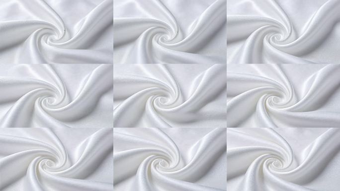 白色丝绸旋转动态背景