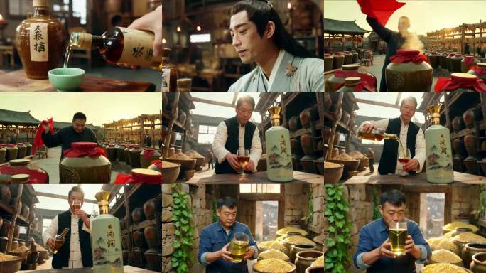 酒白酒酿酒高梁五粮五谷窖藏酿造杂粮漩涡酒