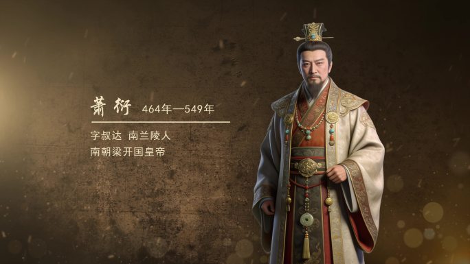 古风名人介绍-萧衍