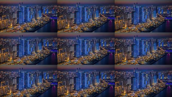 大连8k城市夜景航拍