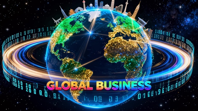 环球商业科技动画