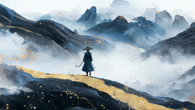 4k刀剑如梦 武侠江湖 爱恨情仇大屏背景