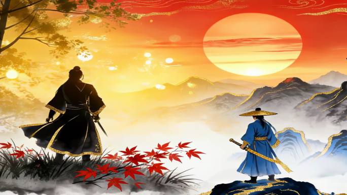 宽屏《沧海一声笑》歌曲背景