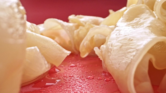 椰子鸡花胶-超微距