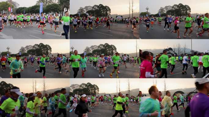 四川银行跑偏四川马拉松总决赛