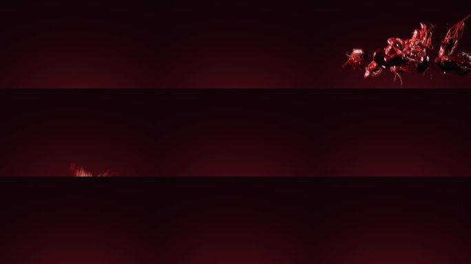 干辣椒香料慢动作特写