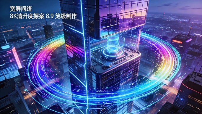 未来科技城市光影秀