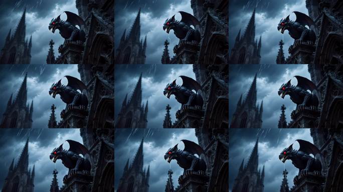 暗黑系石像鬼特写