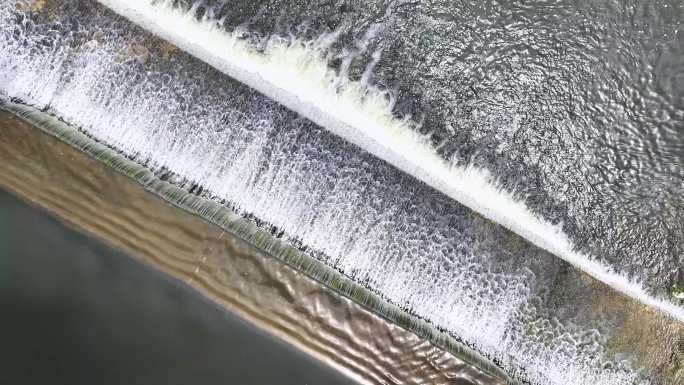 钱河 拦水坝 断山垭 山间水湾 山水风光