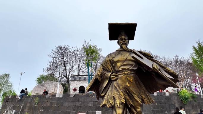 中国传统古村落江苏淮安市洪泽区龟山村