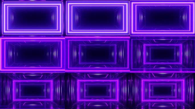 紫色霓虹科技感背景