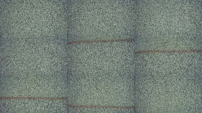 复古房间里的老式CRT电视、静态画面和VHS录像带