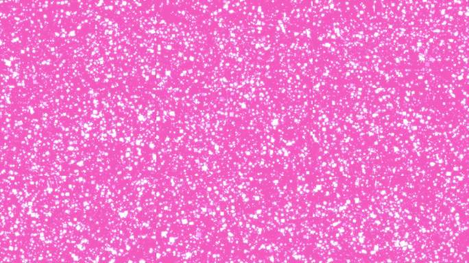 粉色背景上的动态银色纸屑舞动闪耀