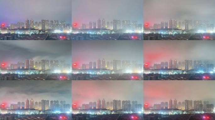 城市夜景延时摄影